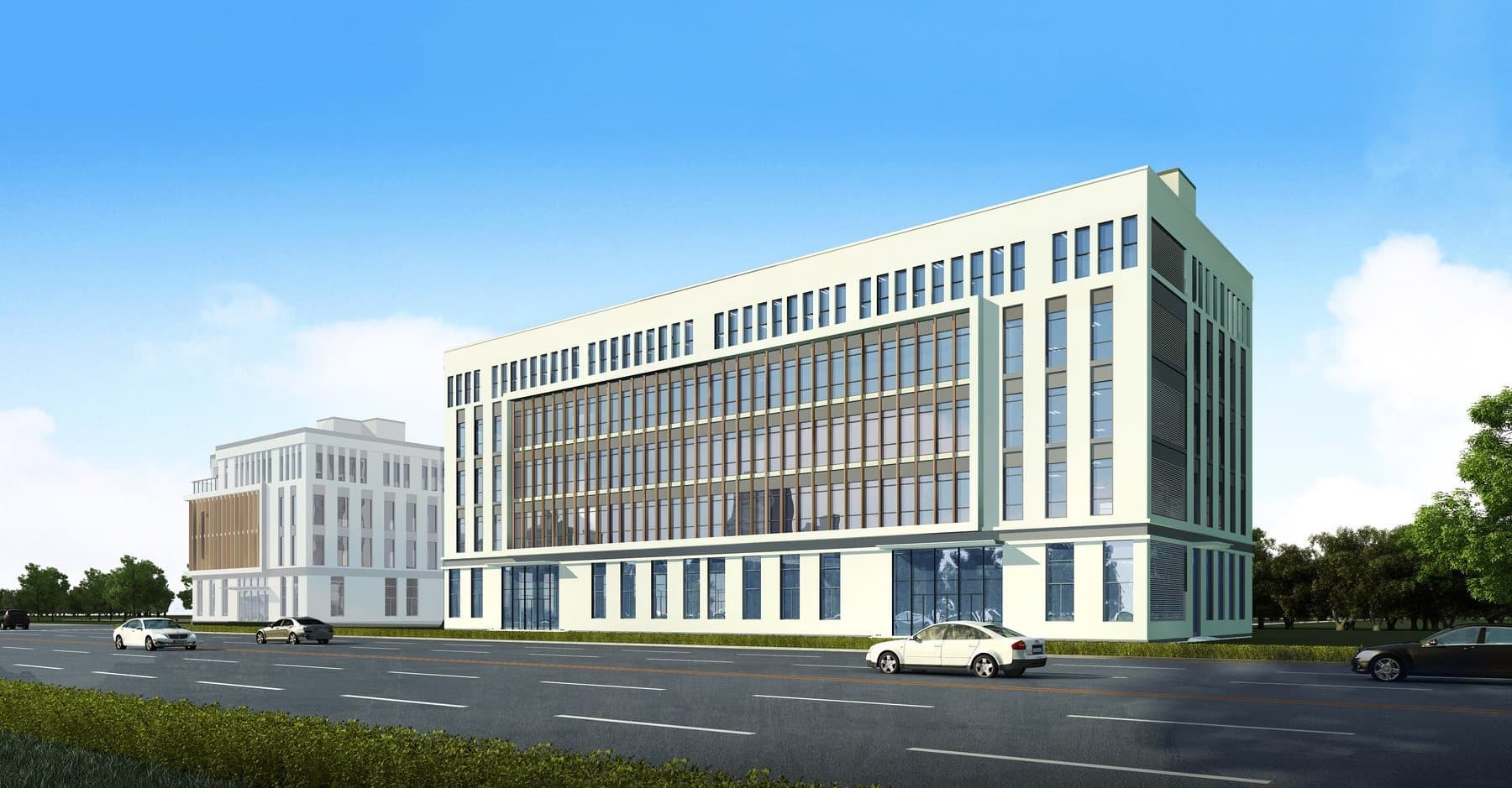 A 类沿街厂房效果图